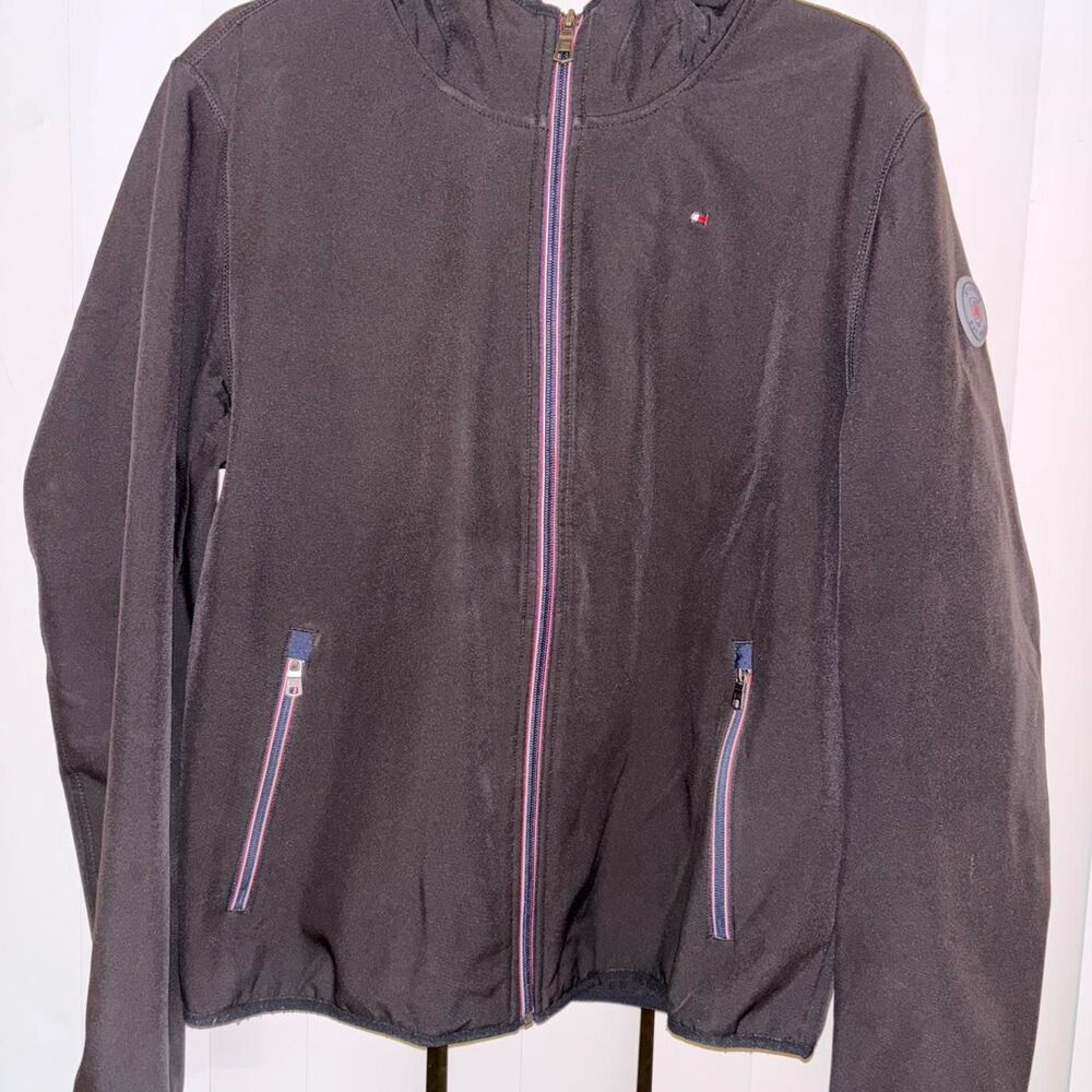 Tommy-hilfiger Men's Black  waterproof Jacket